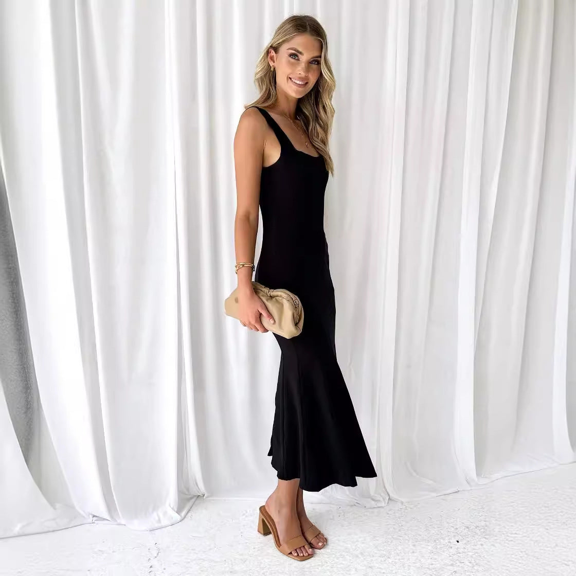 Petite Black Mini Dress PCD17