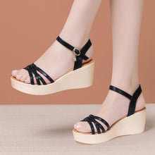 Petite Feet Women's Wedge Heel Ankle Strap Sandals MS359