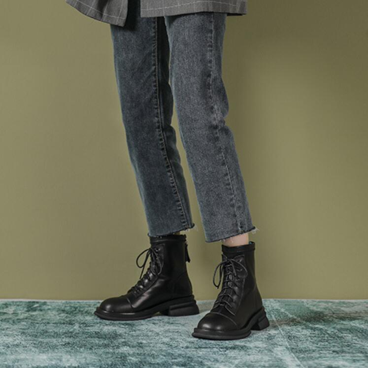 Combat Boots Ankle Boots For Thin Legs Tactical Winter Boots Cold