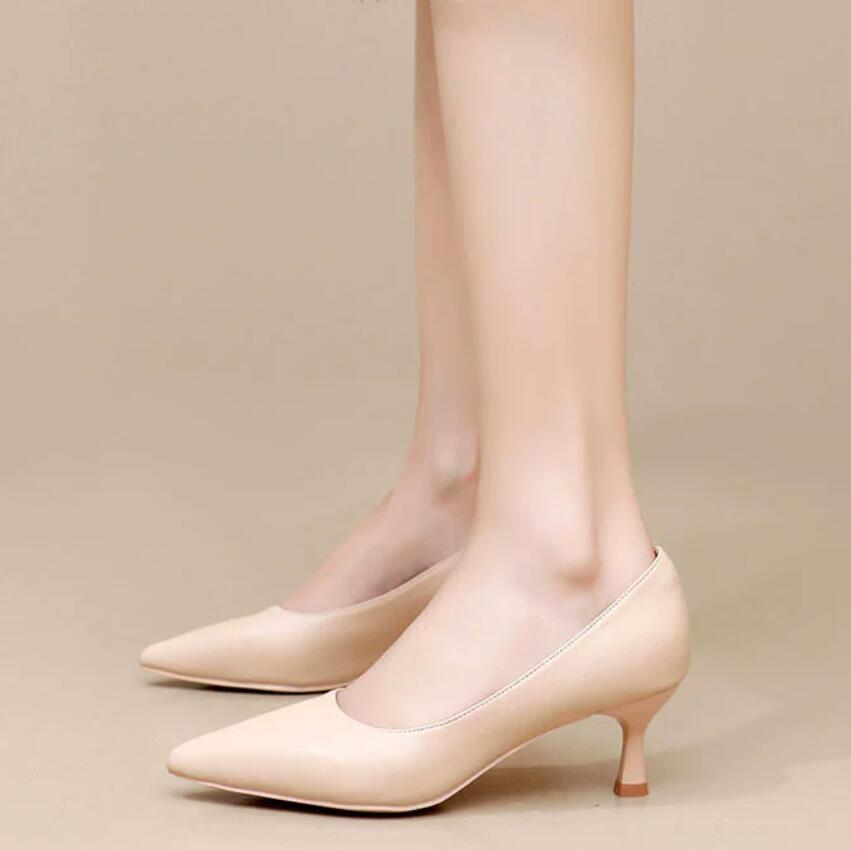 Women's Petite Feet Kitten Heel Pump Shoes ES94 AstarShoes