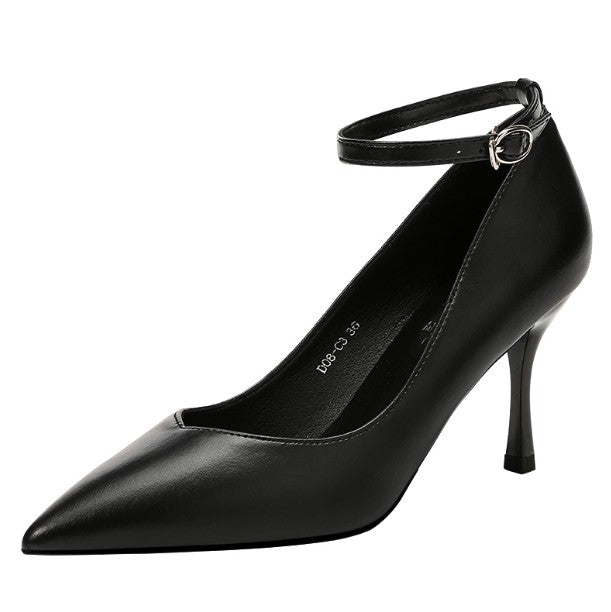 Ankle Strap Heels For Small Feet Ladies AP18 AstarShoes