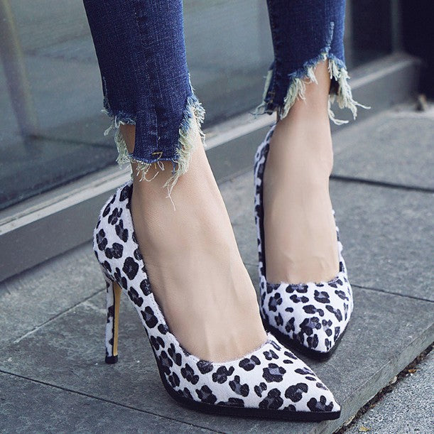 Leopard Heels White Jeans Leopard Shoes Sweater Leopard Shoes