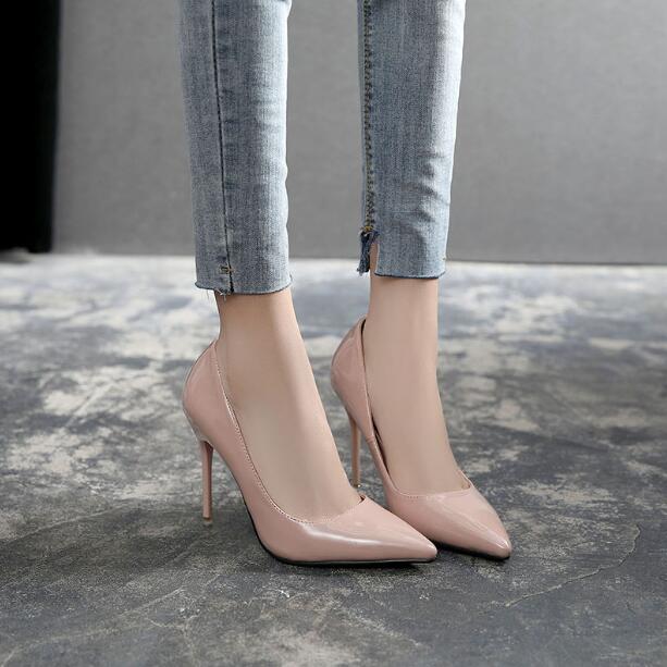 Women's gray cheap dress pumps