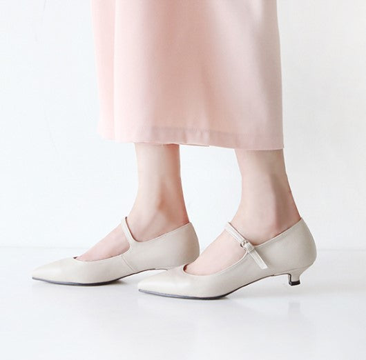 Petite Low Heel Mary Jane Pump Shoes SS162 AstarShoes