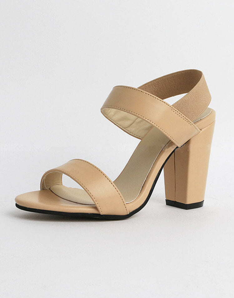 Short chunky heel sandals 2025