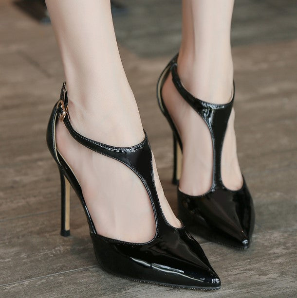 Size 3 Womens Heels Dress High Heel Shoes-Astarshoes US3(eu33)=UK1(215mm) / Black / 10cm