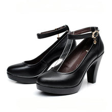 Ankle Strap Platform Chunky Shoes For Petite Feet SS2624