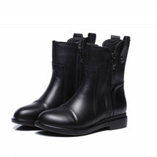 Leather Boots For Small Feet Ladies BS388