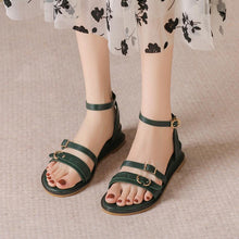 Petite Ankle Strap Wedge Sandals For Small Feet Girls GS346