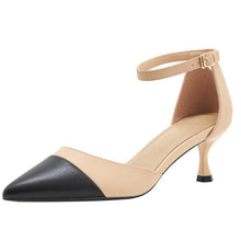 Petite Feet Ankle Strap Heels With Toe Cap ES125