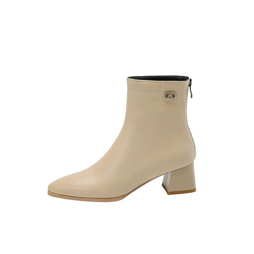 Petite Feet Back Zipper Short Boots FS156