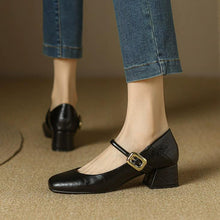 Petite Feet Block Heel Pump Shoes FS288