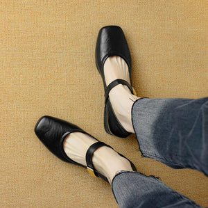 Petite Feet Block Heel Pumps For Women FS216