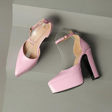 Petite Feet Chunky High Heel Platform Shoes MS509