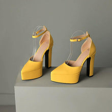 Petite Feet Chunky High Heel Platform Shoes MS509