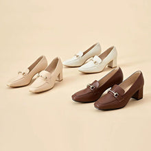 Petite Feet Ladies Block Heel Casual Loafers  ES92