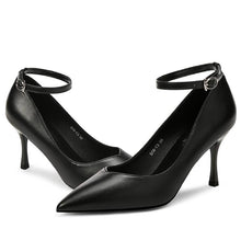 Petite Feet Pointy Ankle Trap Pump Shoes SS245