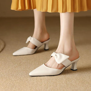 Petite Feet Pointy Slip On Heeled Shoes ANLE21
