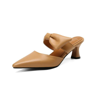 Petite Feet Pointy Slip On Heeled Shoes ANLE21