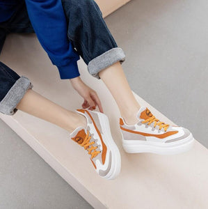 Petite Feet Suede Thicksole Lace Up Casual Shoes MS366