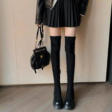 Petite Feet Thicksole Stretch Over Knee Long Boots FS210
