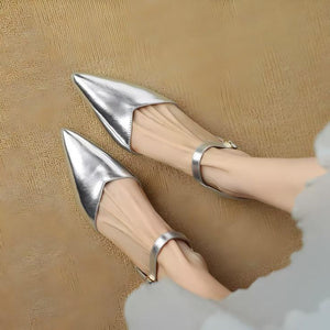 Petite Feet V Cut Low Heel Sandal Shoes FS92
