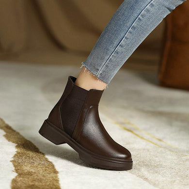 Petite Feet Women's Block Ankle Boots FS299