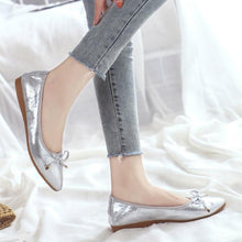 Petite Feet Women's Flats With Bow Tie DS165