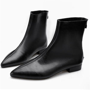 Petite Feet Women's Leather Ankle Boots TS268
