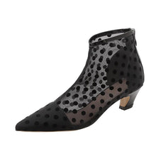 Petite Lace Mesh Booties For Small Feet Women ES131