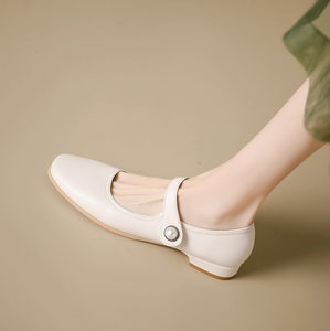 Petite Mary Jane Flat Heel Shoes MS264