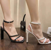 Petite Open Toe Heeled Summer Shoes DS92