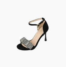 Petite Rhinestone One Strap Heeled Shoes SS2764