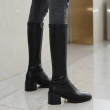 Women's Petite Side Zipper Mid Calf Long Boots GS276