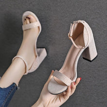 Petite Size 1 Glitter Material Chunky Shoes SS2762