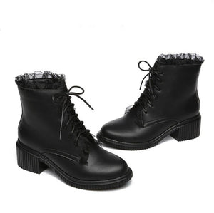 Petite Size 2 Block Heel Ankle Short Boots DS386
