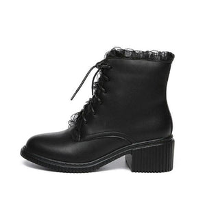 Petite Size 2 Block Heel Ankle Short Boots DS386