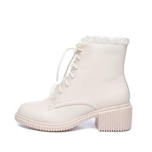 Petite Size 2 Block Heel Ankle Short Boots DS386