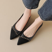 Petite Size 2 Pointy Flat Heel Shoes GS250