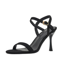 Petite Size Ankle Strap Open Toe Heels MS68