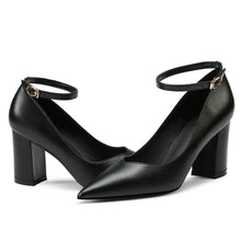 Petite Size Chunky Heel Ankle Strap Shoes AS192