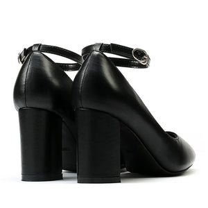 Petite Size Chunky Heel Ankle Strap Shoes AS192