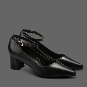 Petite Size Chunky Heel Ankle Strap Shoes AS192