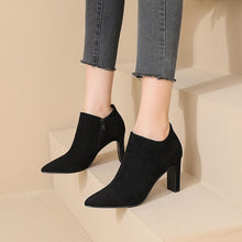 Petite Size Pointed High Heel Ankle Boots DS26