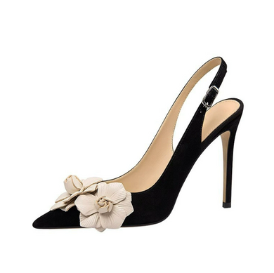 Petite Size Slingback Suede Heels FS140(3/6/8/10cm Heel)