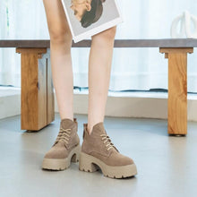 Petite Size Leather Ankle Boots For Small Feet AP143