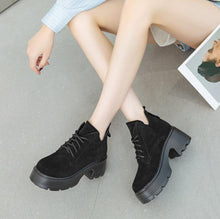 Petite Size Leather Ankle Boots For Small Feet AP143