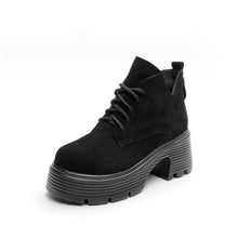 Petite Size Leather Ankle Boots For Small Feet AP143