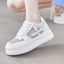 Petite Size Thicksole Lace Mesh Casual Shoes FS124