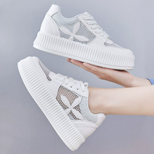 Petite Size Thicksole Lace Mesh Casual Shoes FS124
